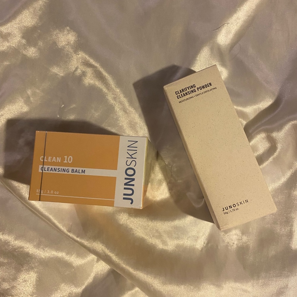 juno & co cleansing balm & powder